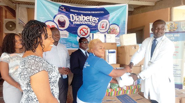 Frankel Diabetic Foundation donates diabetes care products to La Hospital